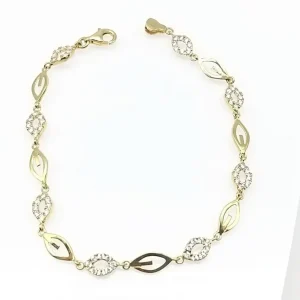 Pulsera en oro de 18 ktes  Ref 12A