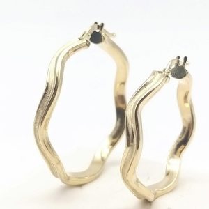 Par de pendiente de Aro en oro de 18 ktes Ref 105/257