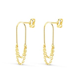 “TORBI” pendientes Oro 18K