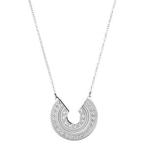 “AZTECA” collar Plata