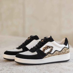 Zapatillas Loulou con glitter para un estilo brillante y cómodo