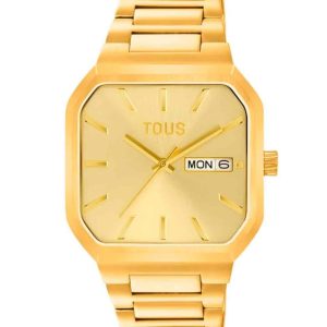 Reloj analógico con brazalete acero IPG dorado Lit