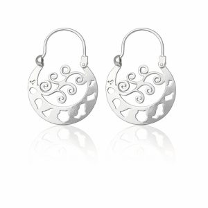 «VENTOLERA» argollas canarias de plata