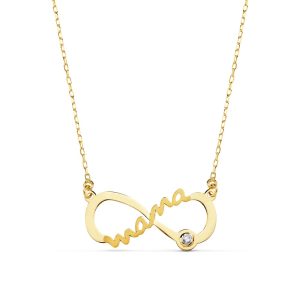 Gargantilla Oro MAMA infinito