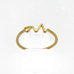 «FRECUENCIA» anillo Plata bañada