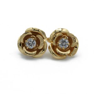 «LA ROS» pedientes Oro 18K handmade