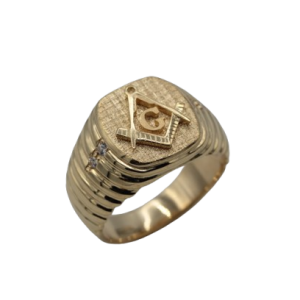 «MASON» anillo oro 18K artesanal