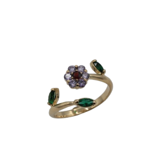 «FLORA» anillo 18K artesanal