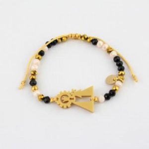 Pulsera Virgen de Desamparados Dorada