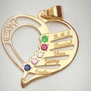 «LEGADO» Colgante personalizable para mamá . Handmade