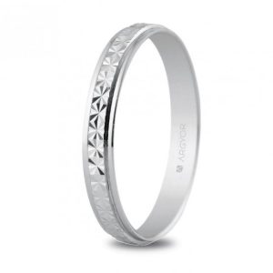 «FACETA» Alianza de plata 3mm