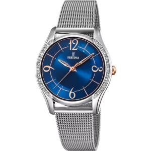 RELOJ FESTINA F20420/4 AZUL CORREA DE ACERO, MUJER