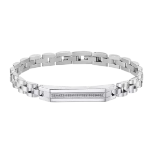 PULSERA LOTUS STYLE MEN IN BLACK LS2280-2/1 ACERO