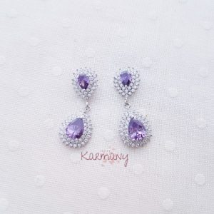 Pendientes Bayahibe Amatista