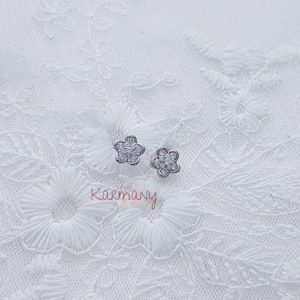 Pendientes de Plata Flor niña