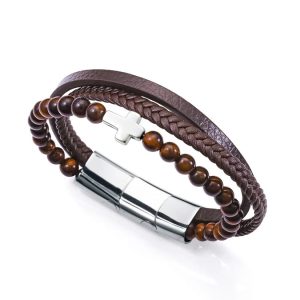 Pulsera triple ojo de tigre