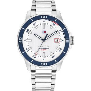 Reloj Tommy Hilfiger Remy Plateado y Azul Analógico Hombre 1792227